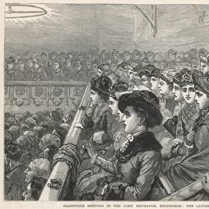 Gladstone and the Midlothian Campaign - Meeting in Corn Exch