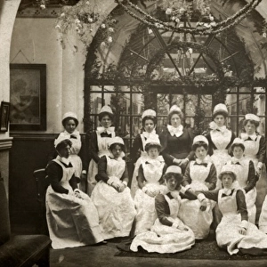 Laundry Staff at Whittingham Asylum, near Preston, Lancs