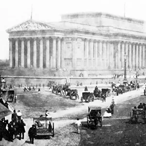 St. George's Hall, Liverpool in the 1870s