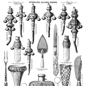 Sterling silver goods, Plate 207