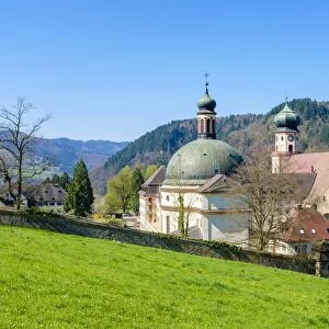 Monastery of Saint Trudpert (Kloster Sankt Trudpert) in spring