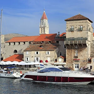 Embankment, Old town, Trogir, Dalmatia, Croatia