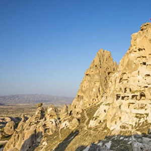 Uchisar castle, Uchisar, near Goreme, Cappadocia, Nevsehir Province, Central Anatolia