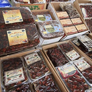 United Arab Emirates, Al Ain, Dates for sale at the Central Souk