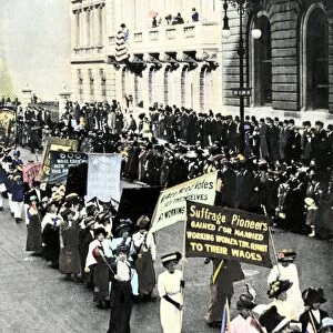 Suffragettes in New York City, 1911