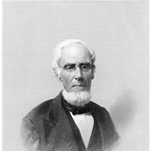 GAIL BORDEN (1801-1874). American inventor. Steel engraving, 19th century