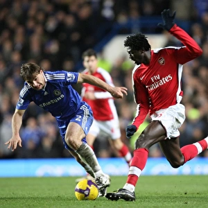 Adebayor and Ivanovic Clash: Chelsea 1-2 Arsenal, Premier League Rivalry, 2008