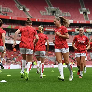 Arsenal Women vs Liverpool Women: Pre-Match Warm-Up, Barclays Women's Super League 2023-24 at Emirates Stadium