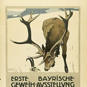 G Schuh & Cie Munich Ludwig Hohlwein First Bavarian Antler Exhibition Munich