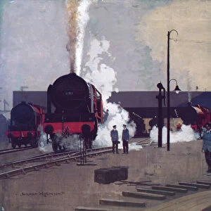 Ready for the Road, original artwork for LMS poster, c 1930