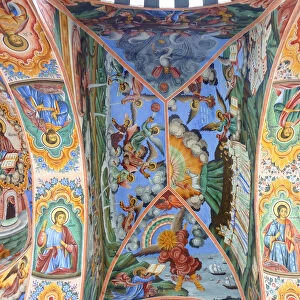 Frescoes at Rila monastery, Bulgaria