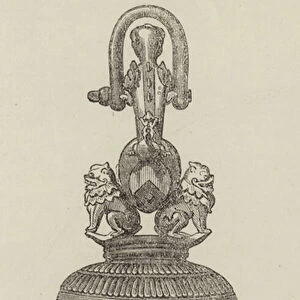 Burmese Bell, presented to the County of Stafford (engraving)