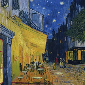 Cafe Terrace, Place du Forum, Arles, 1888 (oil on canvas)