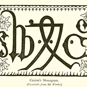 Caxtons Monogram (engraving)