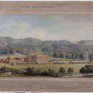 Chatsworth House, 1818 (w / c on paper)