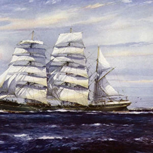 Clipper Ships: Strathdon (colour litho)