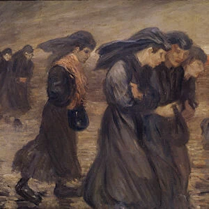 The Coal Graders, 1905 (oil on canvas)