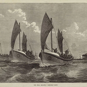 The Deal Regatta, Life-Boat Race (engraving)