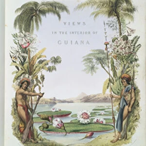 Frontispiece to Views in the Interior of Guiana, engraved by M. Gauci (fl