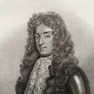 King James II, engraved by Bocquet, from A Catalogue of the Royal and Noble Authors