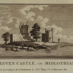 Loch Leven Castle, in Midlothian (engraving)