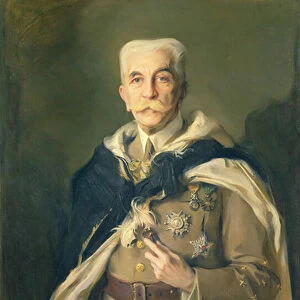 Marshal Louis Hubert Gonzalve Lyautey (1854-1934) 1929 (oil on canvas)