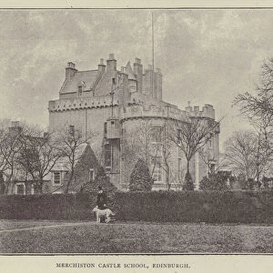 Merchiston Castle School, Edinburgh (engraving)