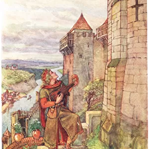O Richard! O Mon Roi, illustration from A Picture Song Book