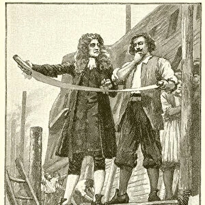 Peter the Great at Deptford (engraving)