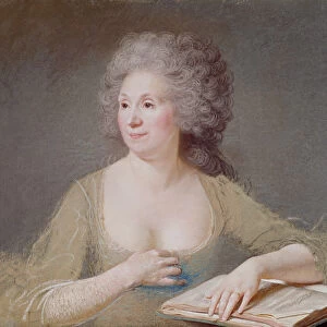 Portrait of Madame Boze (pastel on paper)