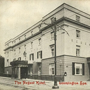 The Regent Hotel, Leamington Spa (b / w photo)