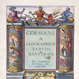 Title page to part 2, Germania geographicus tabulis illustrata