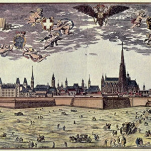 View of Vienna, 1672 (engraving)