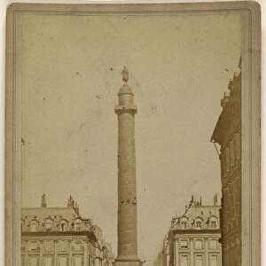 Collone Vendome 1870s Albumen silver print