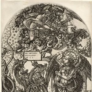 Jean Duvet, The Woman Clothed with the Sun, French, 1485-c. 1570, 1546-1556, engraving