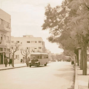 Tel Aviv Street Ben Yehuda 1940 Israel