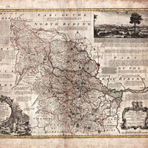 An Accurate Map of the West Riding of Yorkshire, divided into its Wapontakes, 1785