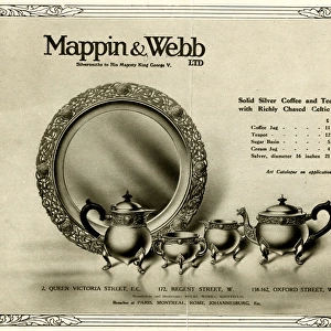 Advertisement for Mappin and Webb Ltd from Illustrated London News, 4 Nov 1916