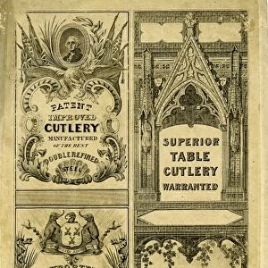 Advertisement for Marshes and Shepherd, Cutlery Merchants and Manufacturers
