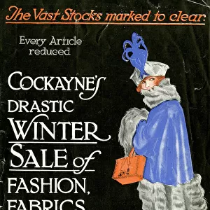 Advertisement for T. B. and W. Cockayne, Department Store, Angel Street winter sale
