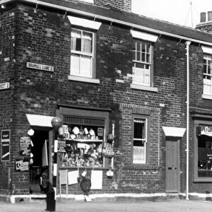 Bramall Lane and Hermitage Street, Sheffield, 1955