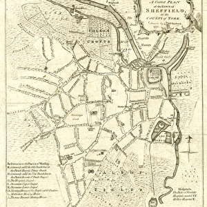 A complete plan of the Town of Sheffield by William Fairbank, 1771