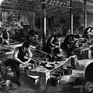 Cutlery Manufacture, razor grinding, 1866