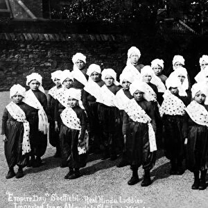 Empire Day Celebrations, children from Abbeydale Council School, 1906