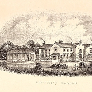 Endcliffe Grange, detail from sale plan for the Endcliffe Grange Estate, Endcliffe Vale Road, 1867