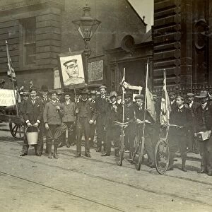 Fundraising for the Mafeking Seaside Fund, Commercial Street (outside Canada House), 1900