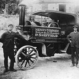 Henry Cosney steam lorry at Rivelin Glen Quarry, Sheffield, Yorkshire, 1920s