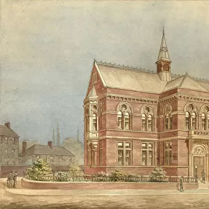 Highfield Branch Free Public Library, London Road, Sheffield, c. 1876