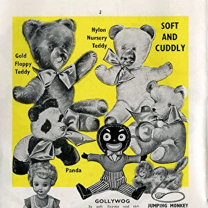 J. G. Graves Christmas mail order catalogue: dolls and teddy bears, 1959