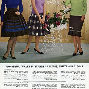 J. G. Graves Christmas mail order catalogue: Christmas womens clothes, 1961